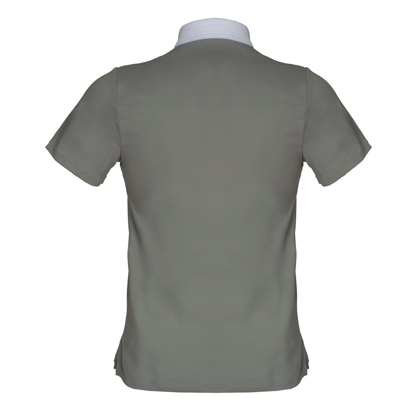 Camisa Polo Hipismo Faixa SS Cinza - Lucky_U Riders
