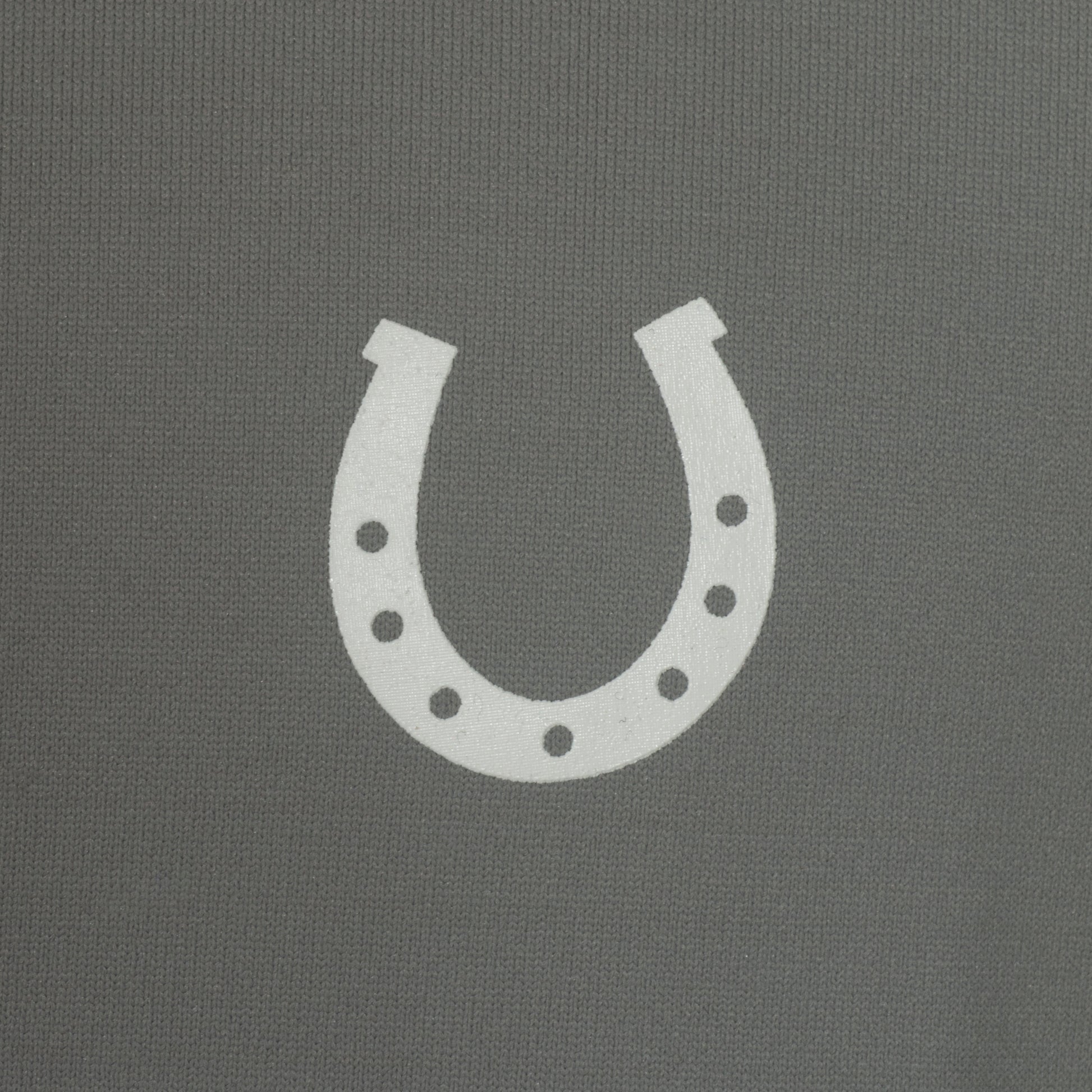 Camisa Polo Hipismo Faixa SS Cinza - Lucky_U Riders