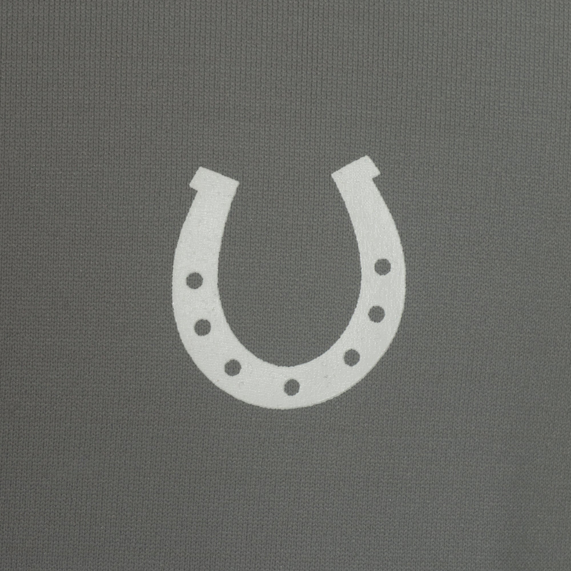 Camisa Polo Hipismo Faixa SS Cinza - Lucky_U Riders