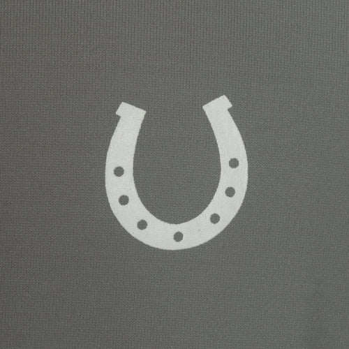Camisa Polo Hipismo Faixa SS Cinza - Lucky_U Riders