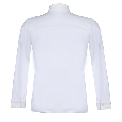 Camisa Polo Hipismo Pala LS Branca