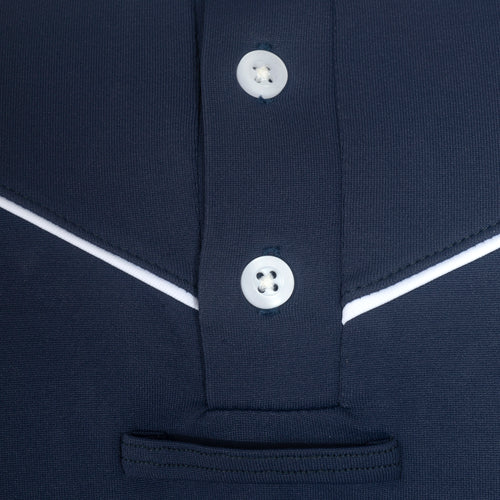 Camisa Polo Hipismo VLook LS Marinho - Lucky_U Riders