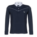 Camisa Polo Hipismo VLook LS Marinho - Lucky_U Riders