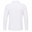 Camisa Polo Hipismo Friso LS Infantil Branca e Preta