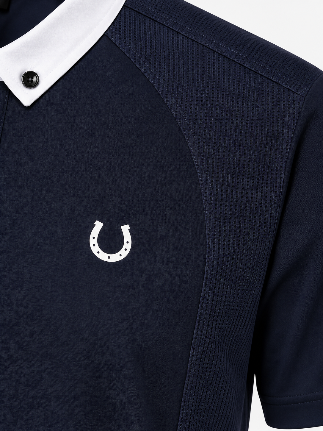 Camisa Polo Hipismo Basic Jump Infantil Preta