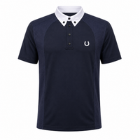 Camisa Polo Hipismo Basic Jump Infantil Preta