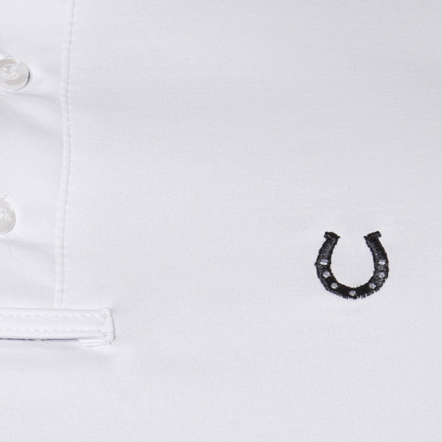 Camisa Polo Hipismo Pala Branca
