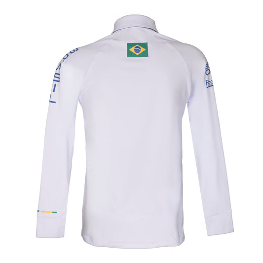 Camisa Polo Masculina CBH 25 Branca - Lucky_U Riders
