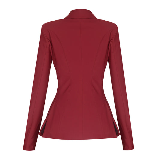 Casaca Feminina Supreme Vinho - Lucky_U Riders