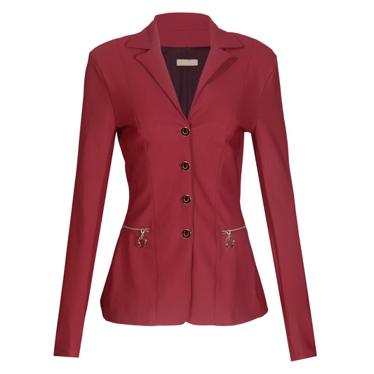 Casaca Feminina Supreme Vinho - Lucky_U Riders