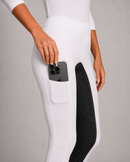 Culote Prova Hipismo All Grip Infantil Branco e Preto