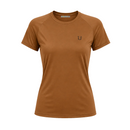 Blusa Treino Hipismo Training Tech Lucky Shoe SS Capuccino