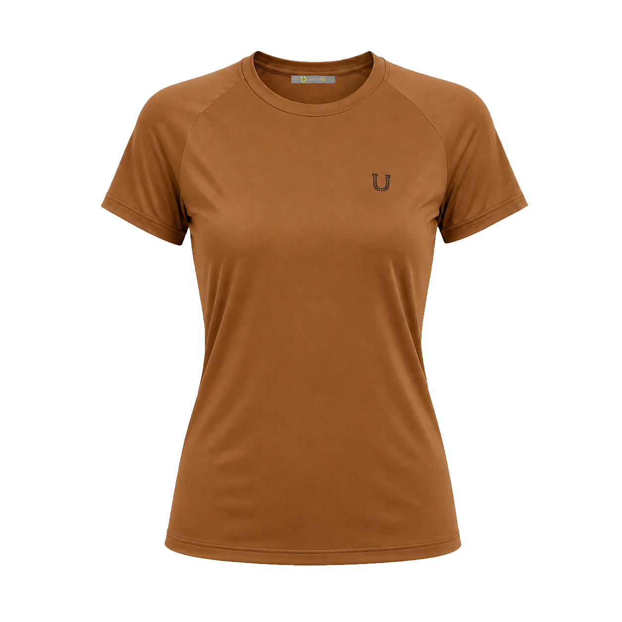 Blusa Treino Hipismo Training Tech Lucky Shoe SS Infantil Capuccino