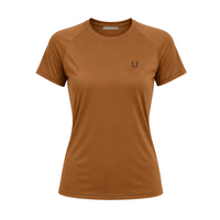 Blusa Treino Hipismo Training Tech Lucky Shoe SS Infantil Capuccino