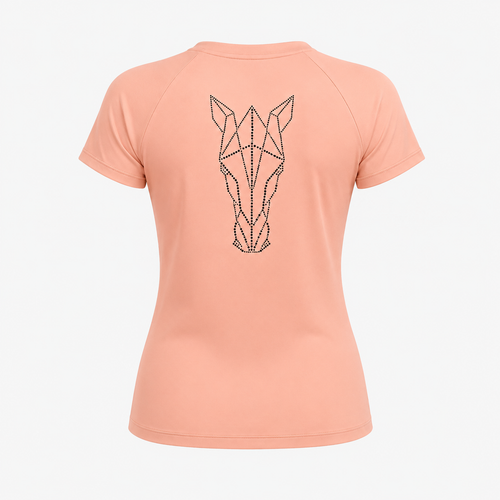 Blusa Treino Hipismo Training Tech Raglan SS Infantil Romance