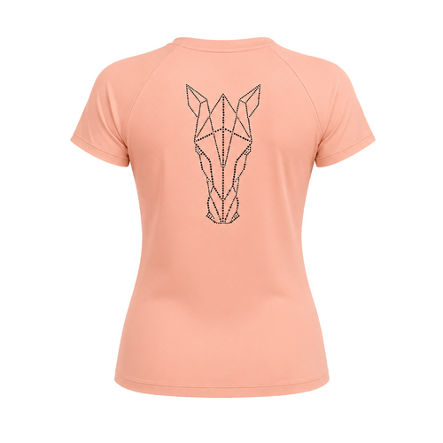 Blusa Treino Hipismo Training Tech Raglan SS Romance