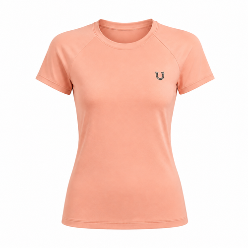 Blusa Treino Hipismo Training Tech Raglan SS Romance
