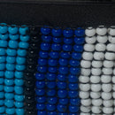 Cinto Miçanga Lucky 25 Azul e Branco - Lucky_U Riders