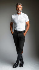 Culote Treino Hipismo Men's Breeches Preto - Lucky_U Riders