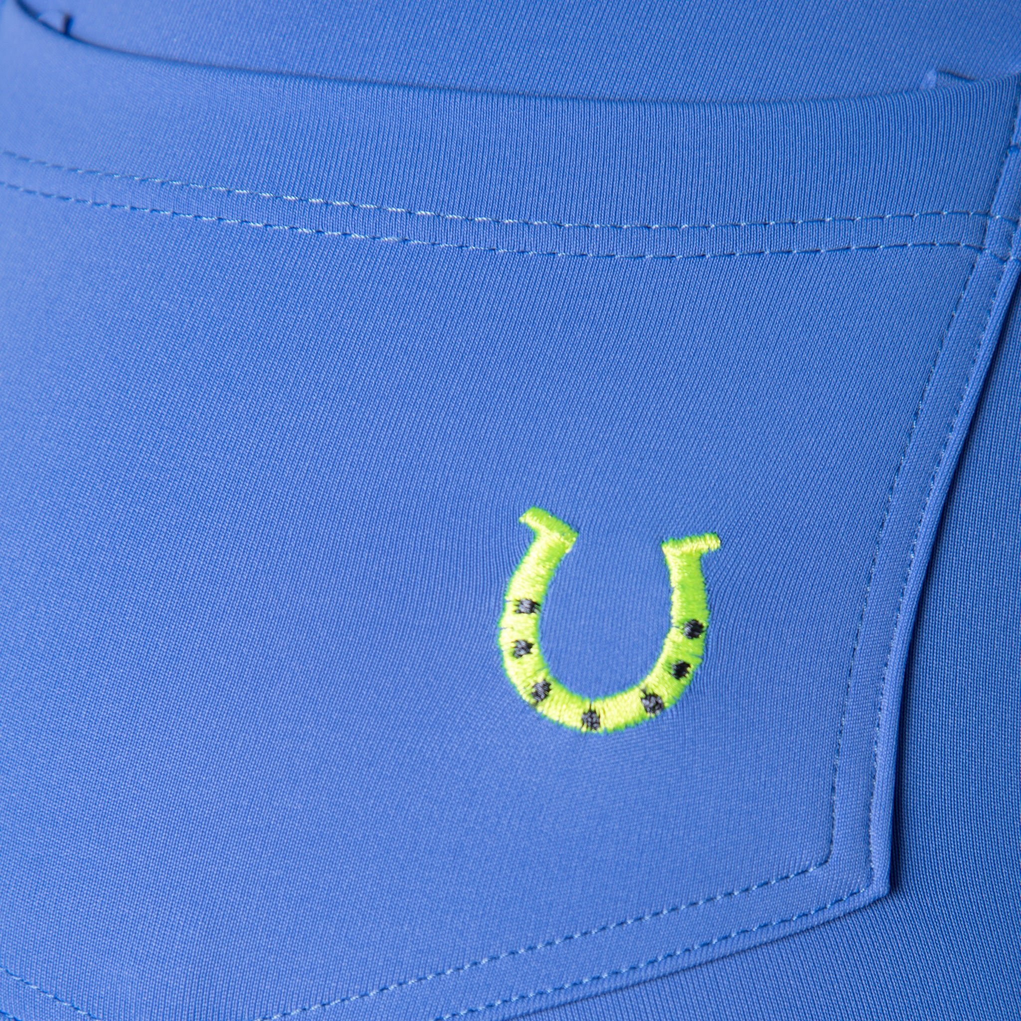 Culote Treino Hipismo All Grip Infantil Azul - Lucky_U Riders