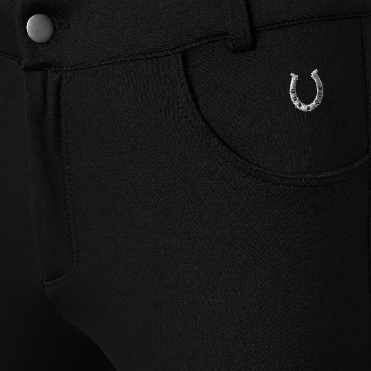 Culote Hipismo Men's Breeches Infantil Preto
