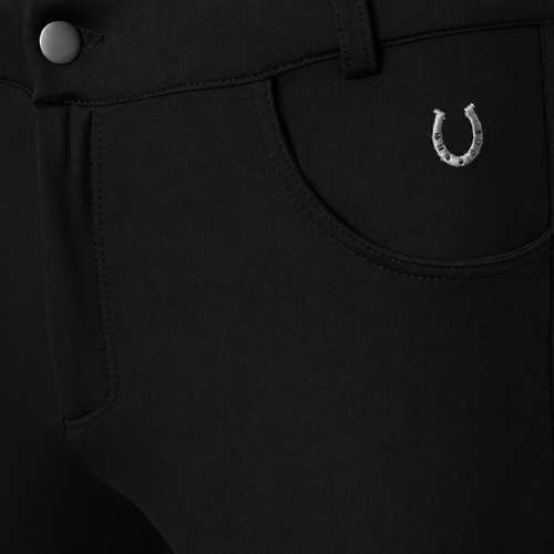 Culote Hipismo Men's Breeches Infantil Preto