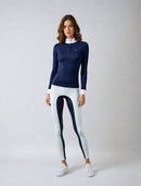 Culote Prova Hipismo All Grip Branco e Marinho - Lucky_U Riders