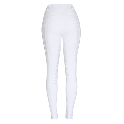 Culote Prova Hipismo Zíper High Waist Branco - Lucky_U Riders