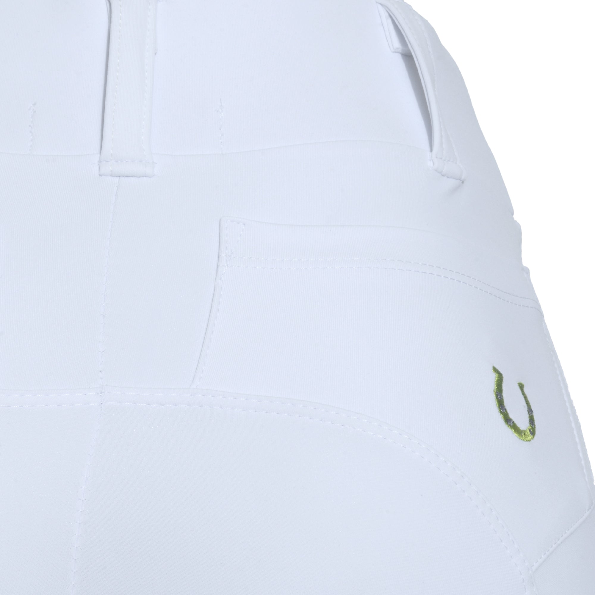 Culote Prova Hipismo Legging Cross Branco - Lucky_U Riders