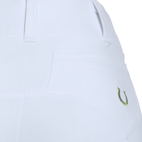 Culote Prova Hipismo Legging Cross Branco - Lucky_U Riders