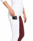 Culote Prova Hipismo All Grip Branco e Canela