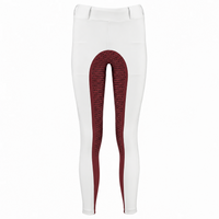 Culote Prova Hipismo All Grip Branco e Canela