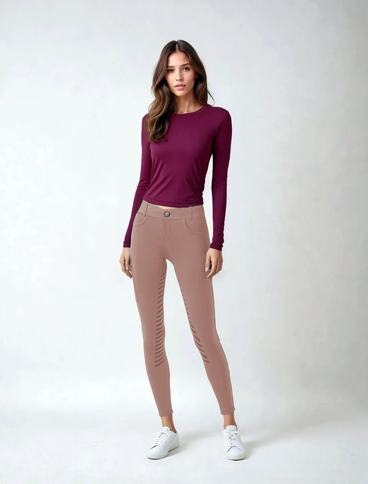 Culote Prova Hipismo - New Breeches Bege - Lucky_U Riders