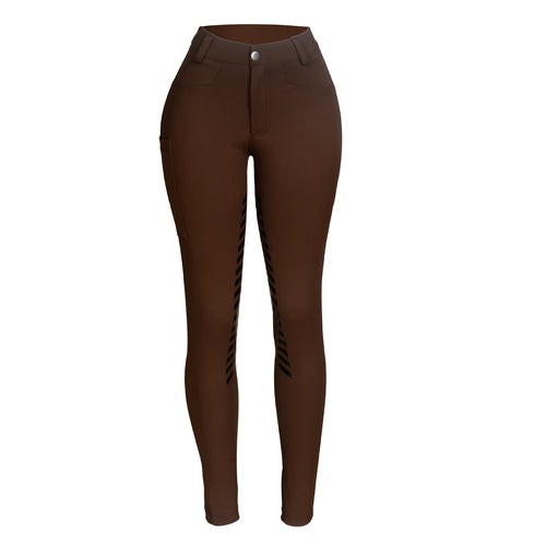 Culote Treino Hipismo - New Breeches Café Torrado - Lucky_U Riders