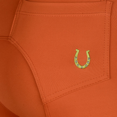 Culote Treino Hipismo - New Breeches Tijolinho - Lucky_U Riders