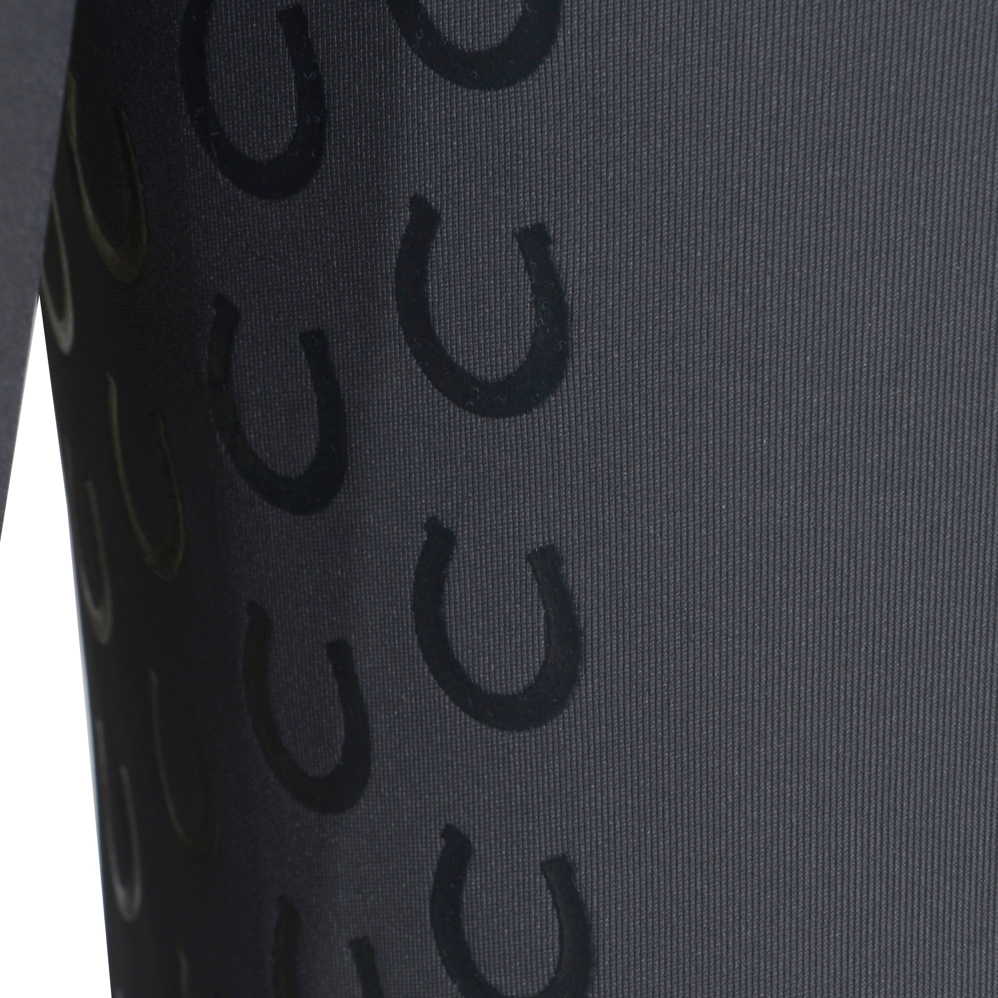 Culote Treino Hipismo Zíper High Waist Chumbo - Lucky_U Riders