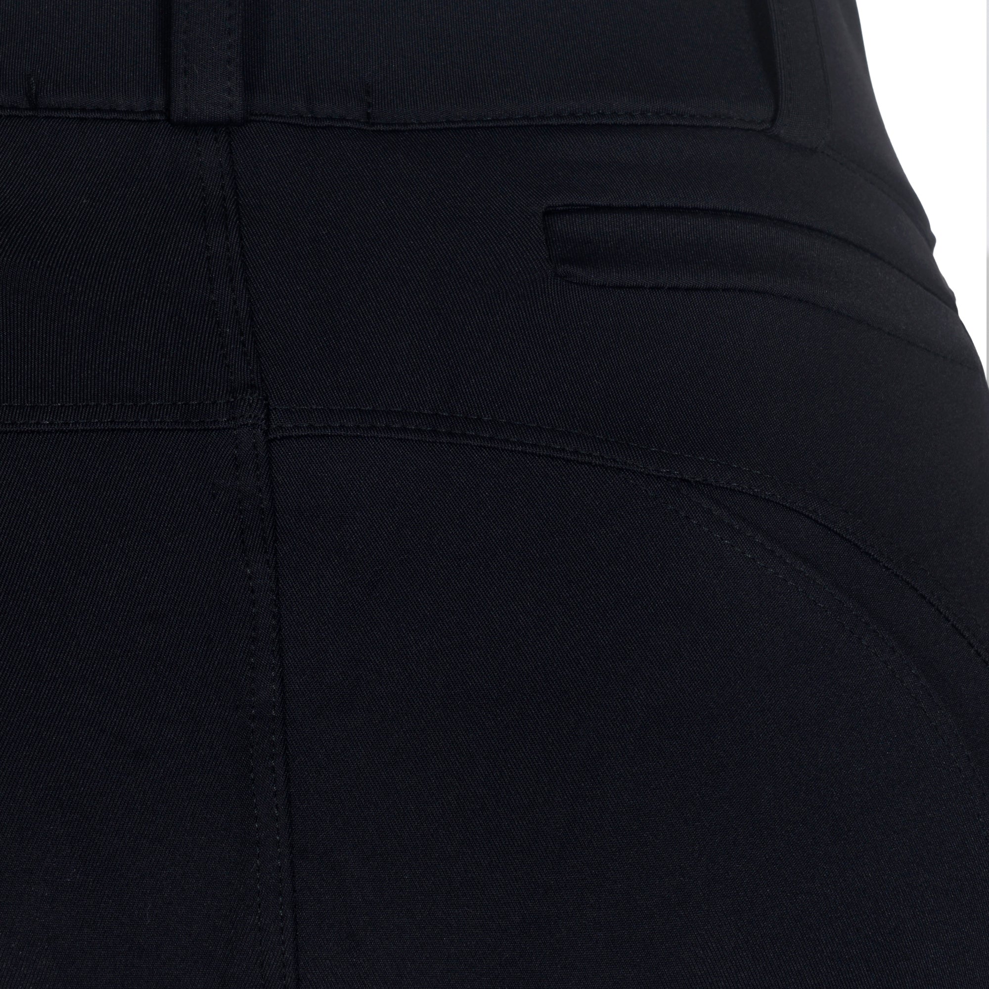 Culote Treino Hipismo Zíper High Waist Infantil Preto - Lucky_U Riders