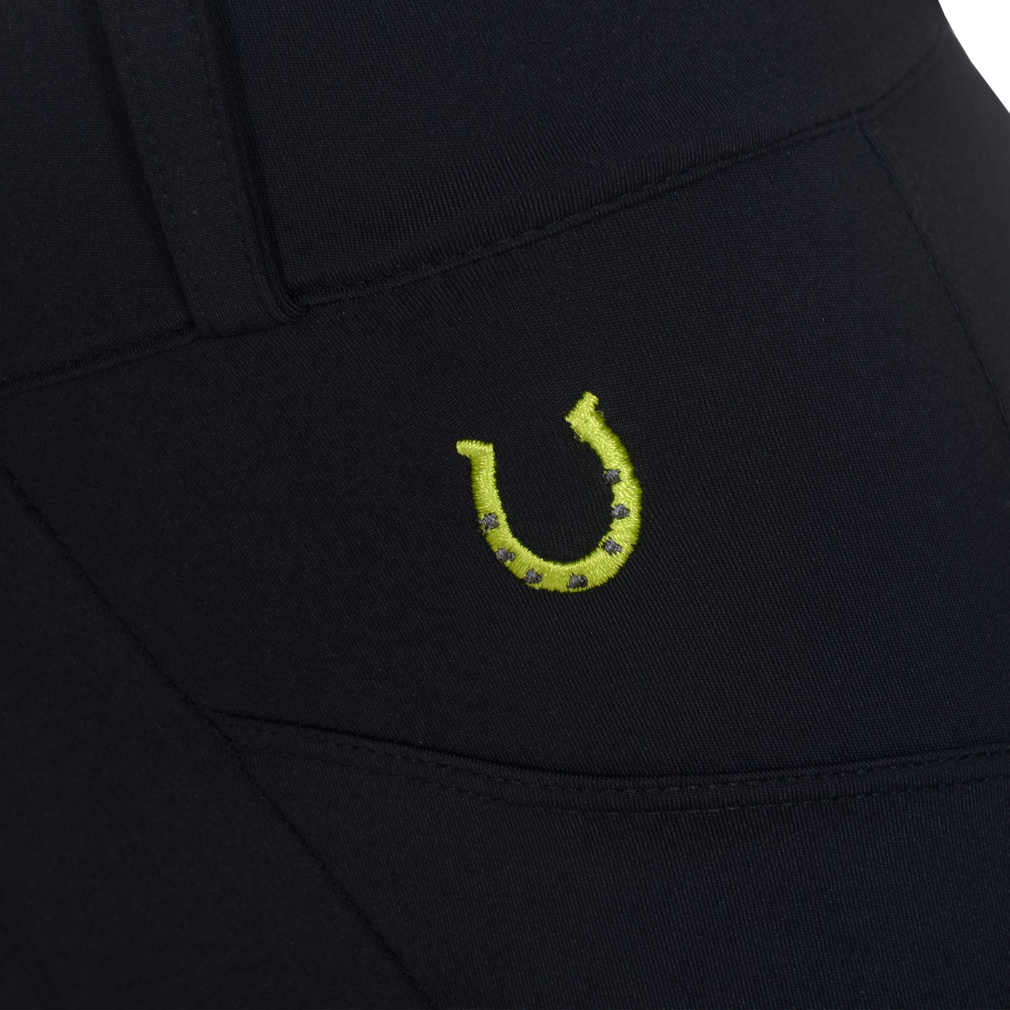 Culote Treino Hipismo Zíper High Waist Preto - Lucky_U Riders