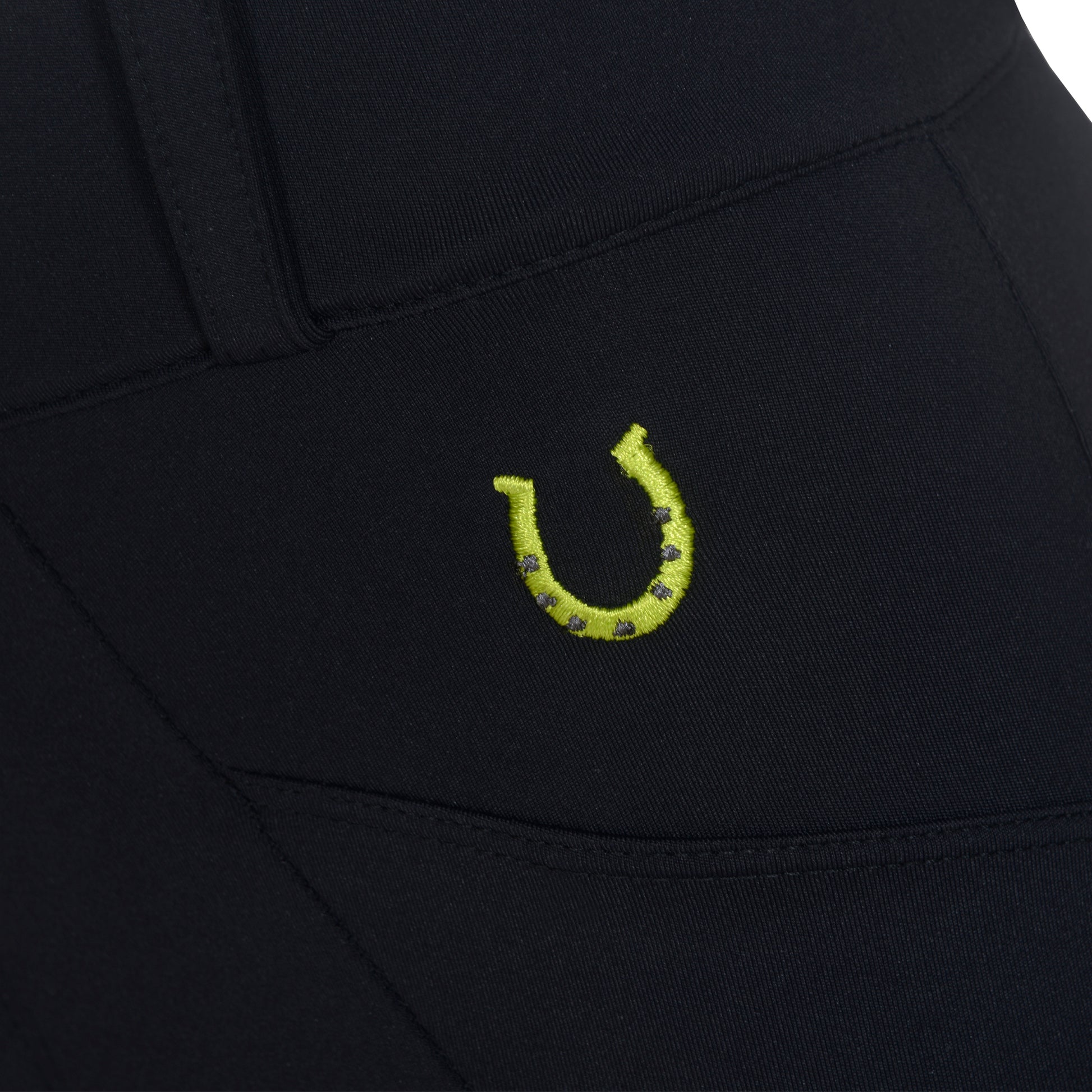 Culote Treino Hipismo Zíper High Waist Preto - Lucky_U Riders