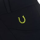Culote Treino Hipismo Zíper High Waist Infantil Preto - Lucky_U Riders