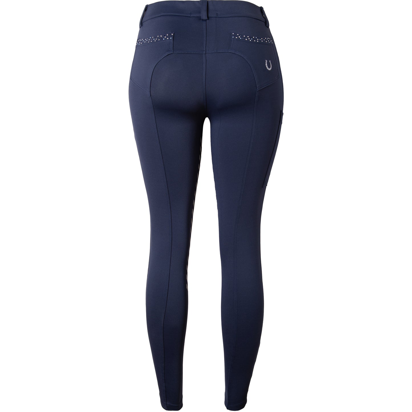 Culote Treino Hipismo Swarovski - New Breeches Marinho - Lucky_U Riders