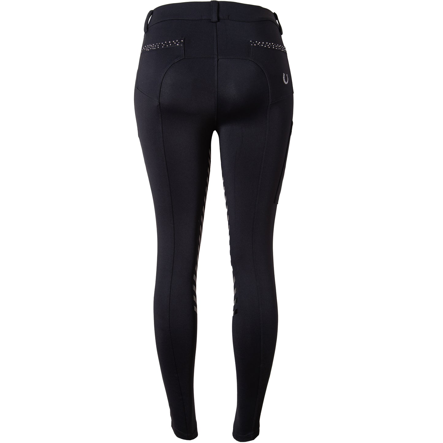 Culote Treino Hipismo Swarovski - New Breeches Preto