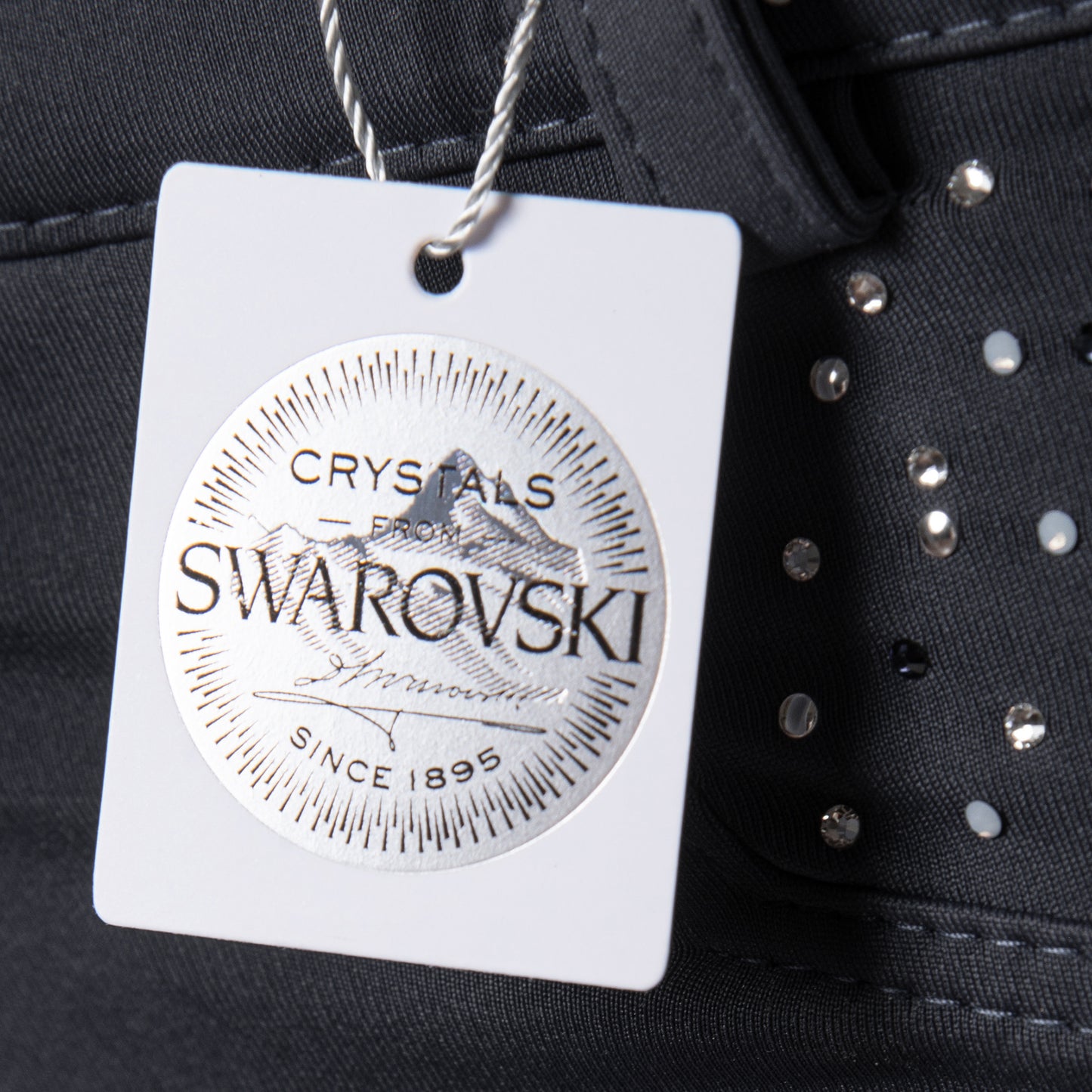 Culote Treino Hipismo Swarovski - New Breeches Preto