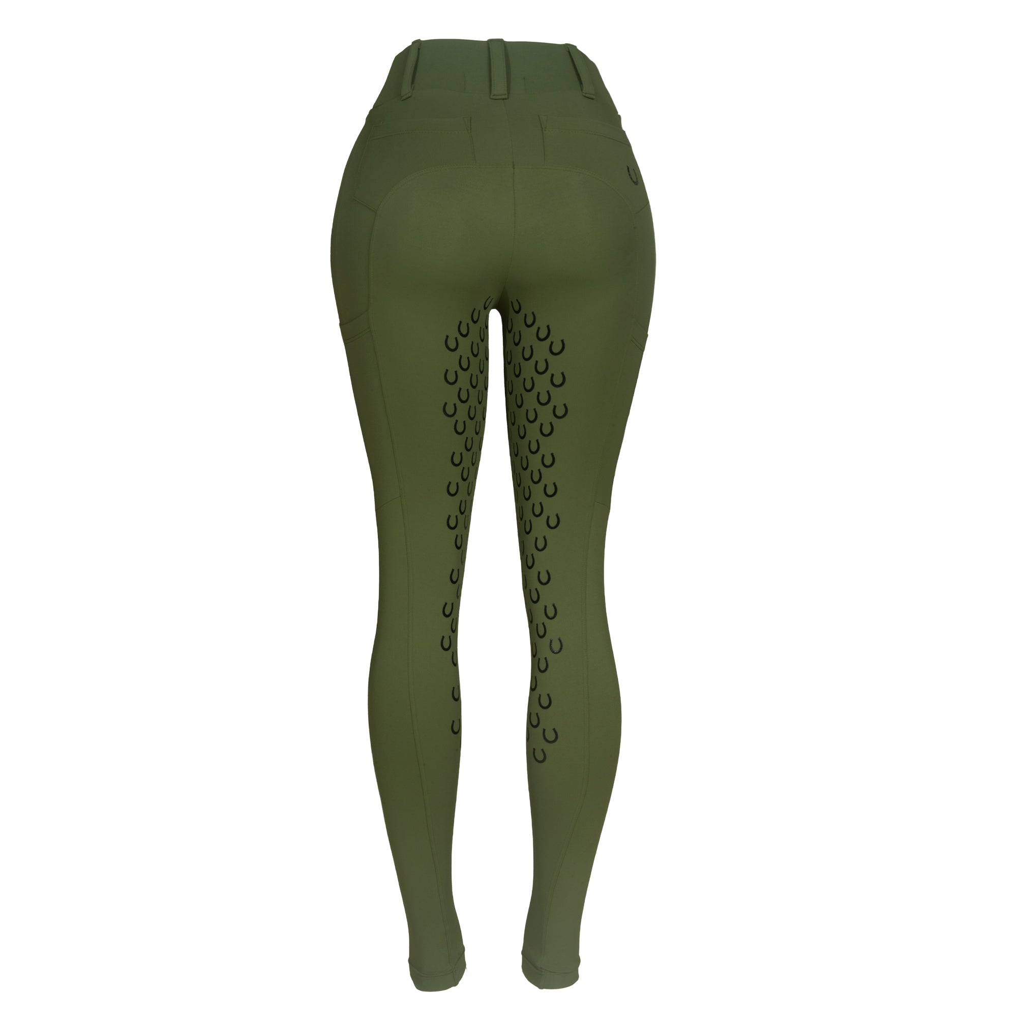 Culote Treino Hipismo Legging Cross Infantil Alcaparra