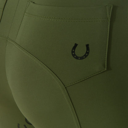 Culote Prova Hipismo Legging Cross Alcaparra - Lucky_U Riders