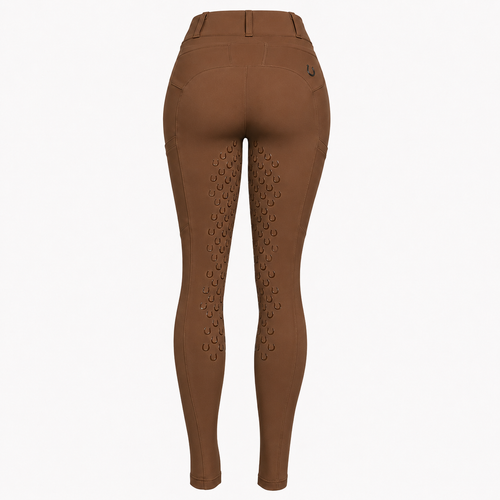 Culote Treino Hipismo Legging Cross Café