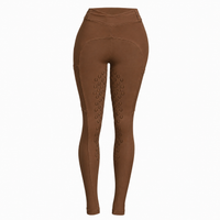 Culote Treino Hipismo Legging Cross Café