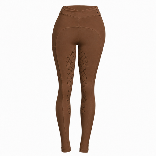 Culote Treino Hipismo Legging Cross Café