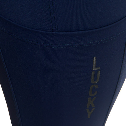 Culote Prova Hipismo Legging Cross Marinho - Lucky_U Riders
