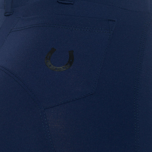 Culote Prova Hipismo Legging Cross Marinho - Lucky_U Riders